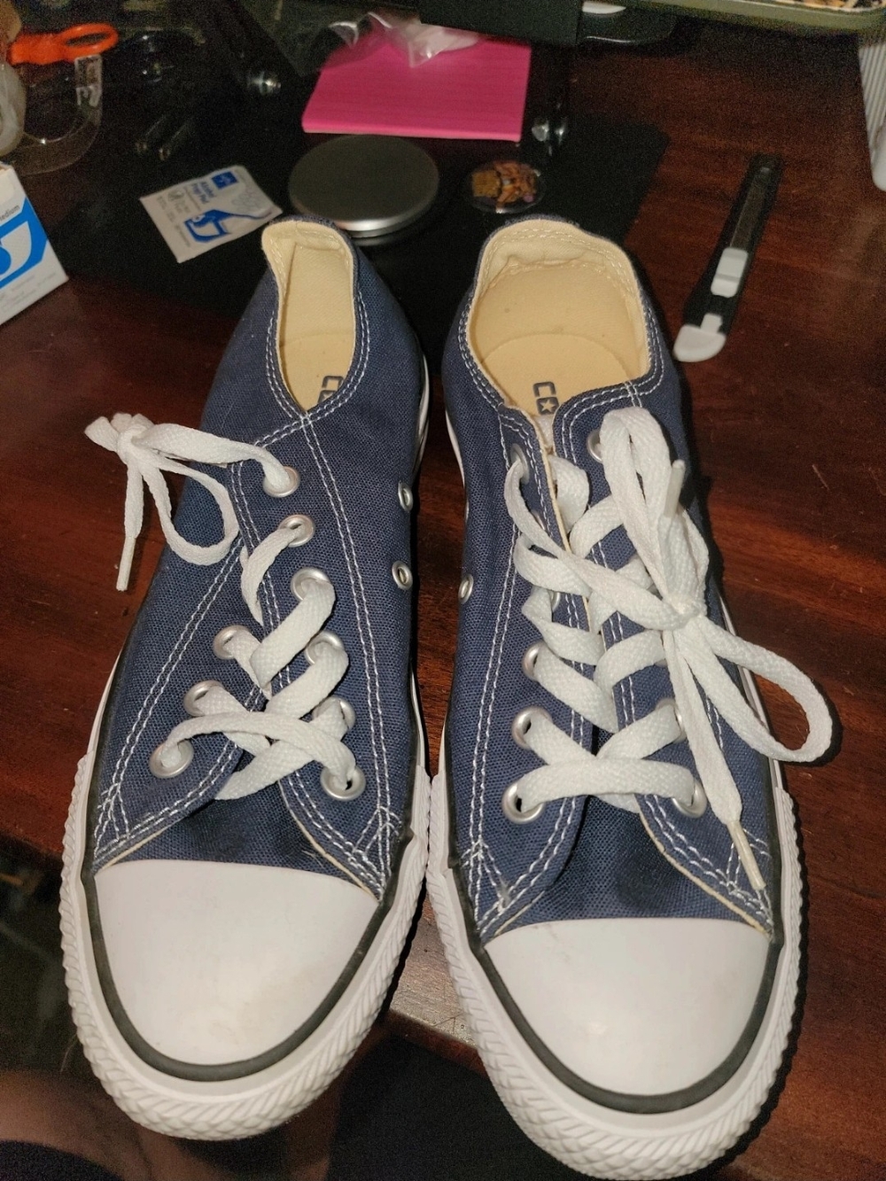Converse Chuck Taylor All Star Navy Blue Low Top Sneakers